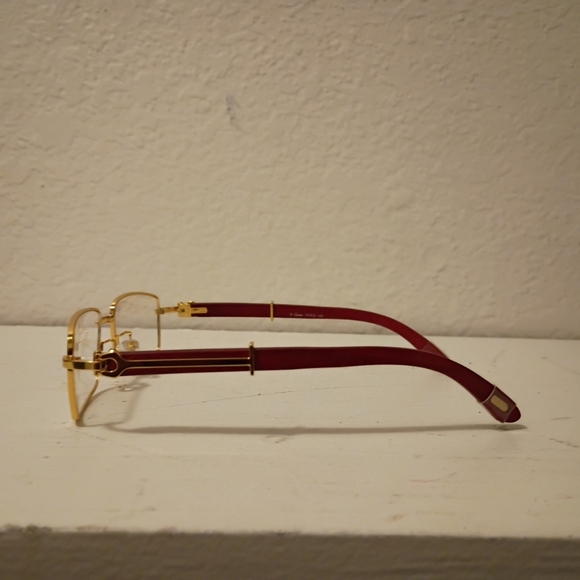 Gold Rimless Eyeglasses - Picture 5 of 9